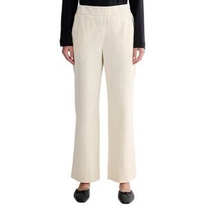 Everlane Sz 6 The Cropped Easy Pant Twill Elastic‎ Waist Pull On Pockets Canvas